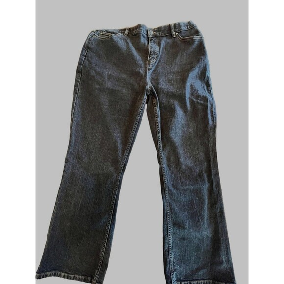 D &Co. Denim Jeans Black Womens with Tummy control panel Size 18WP - Picture 1 of 8